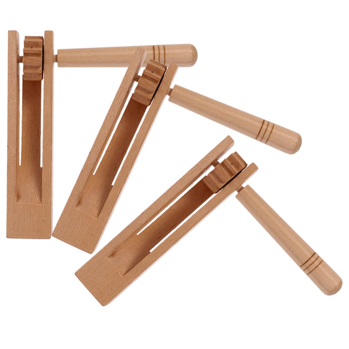 Amazon.co.jp: NESTINGHO 3本 響板 木製 カスタネット クラッパー